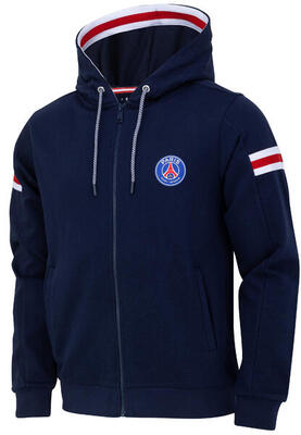 Sweat capuche zippé PSG homme