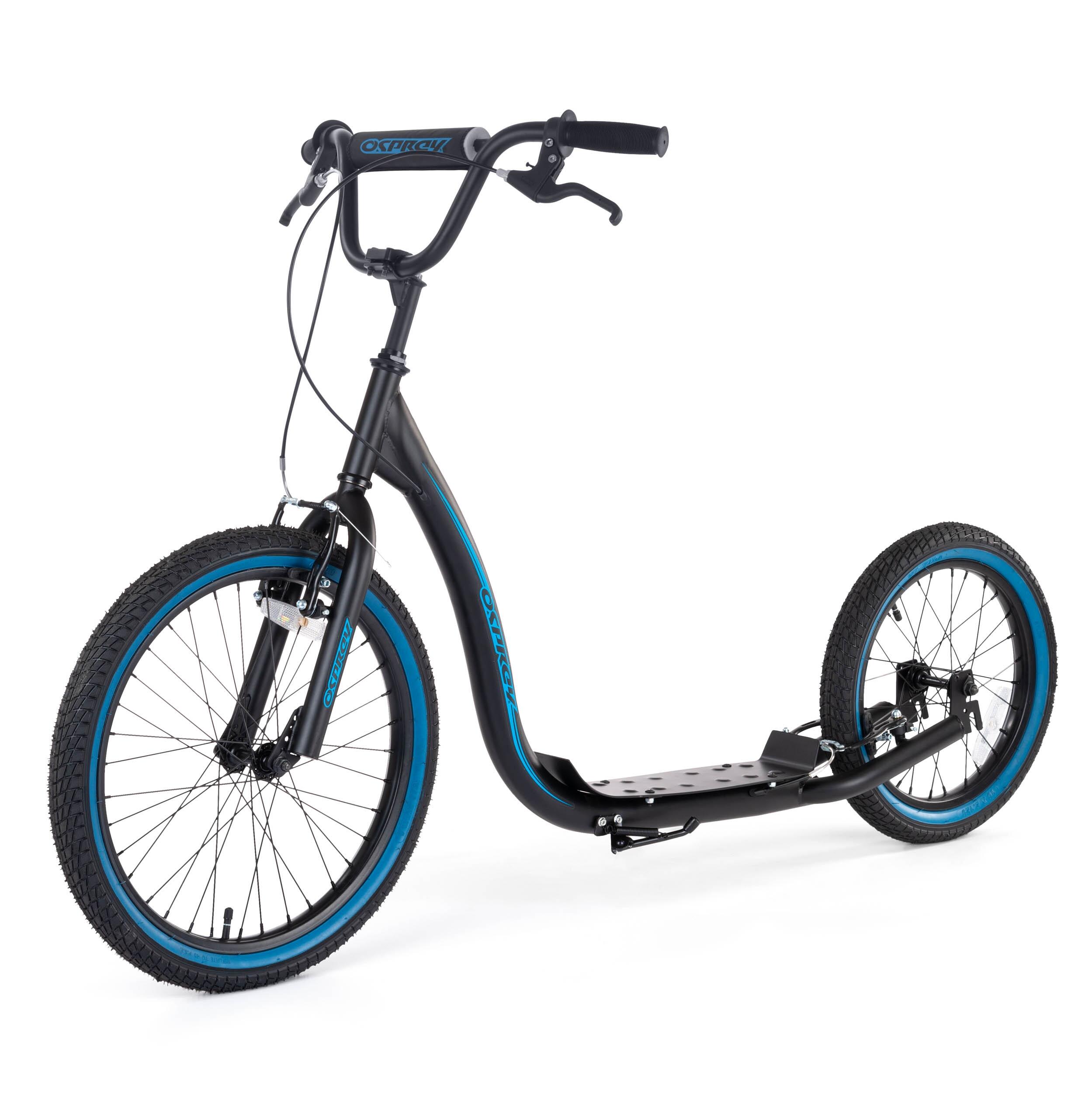 Osprey BMX Scooter, Off-Road Scooter Adult Scooter, Black 1/4