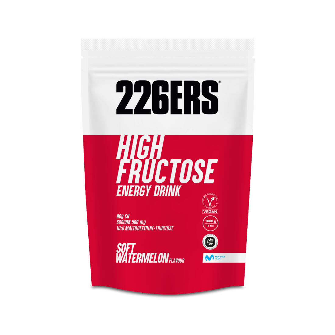 226ERS HIGH FRUCTOSE DRINK 1Kg Bebida energética com sabor a melancia 226ERS