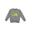 Sweatshirt criança com gola redonda e logotipo Basic