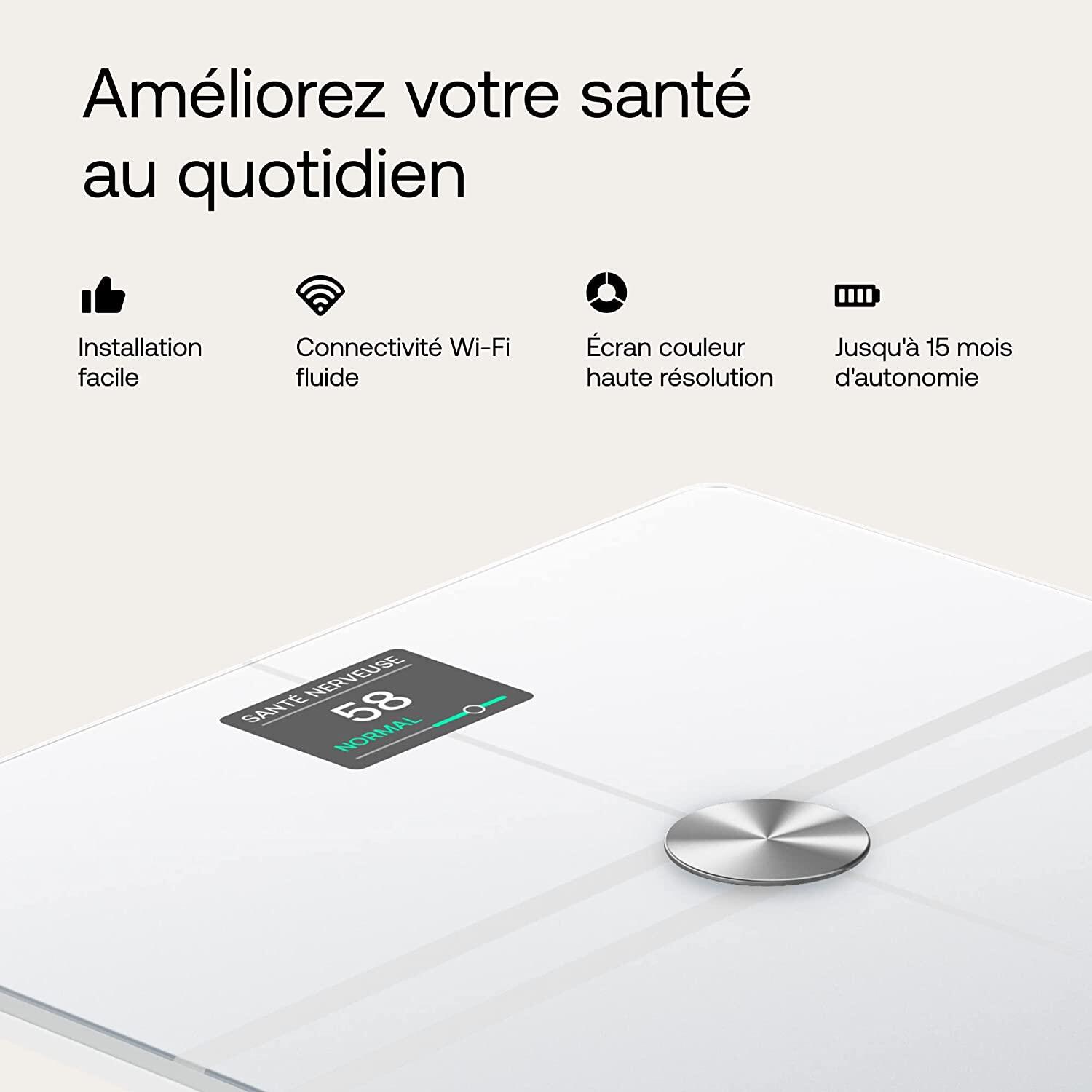 WITHINGS Body Comp - Báscula conectada WIFI con impedanciómetro Blanco 5/5