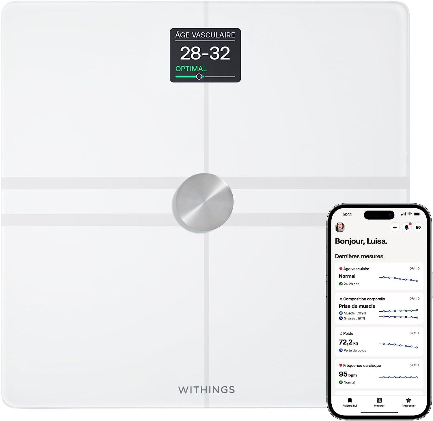 Withings Balança Body Comp Branca Branco da Decathlon