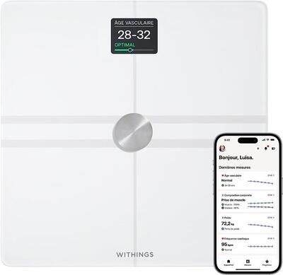 Withings body comp - wifi-weegschaal met lichaamsanalyse