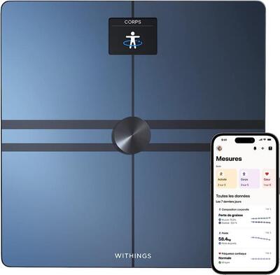 Withings body comp - wifi-weegschaal met lichaamsanalyse