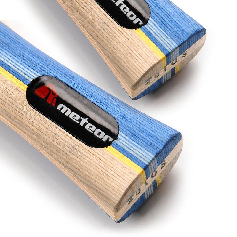 Zestaw do tenisa stołowego Meteor Sirocco 2 rakietki + 3 piłeczki