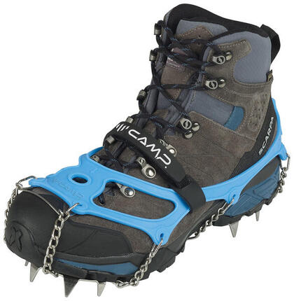 Crampons d'appoint Camp Ice Master Evo XL, 13 pointes, acier, 15 mm Élastomère