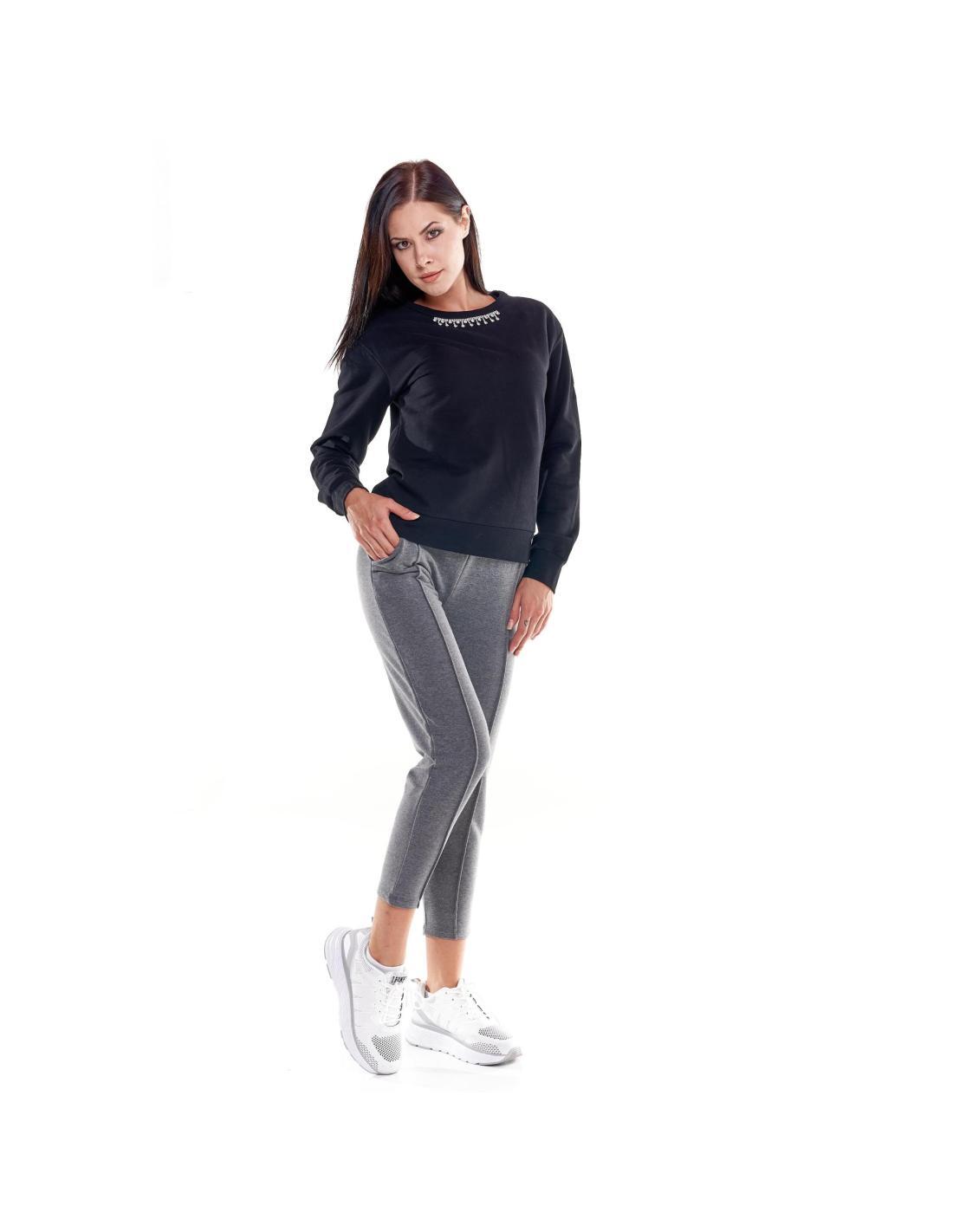 Sudadera de mujer con cuello redondo y diamantes de imitación Greysongreys 3/7