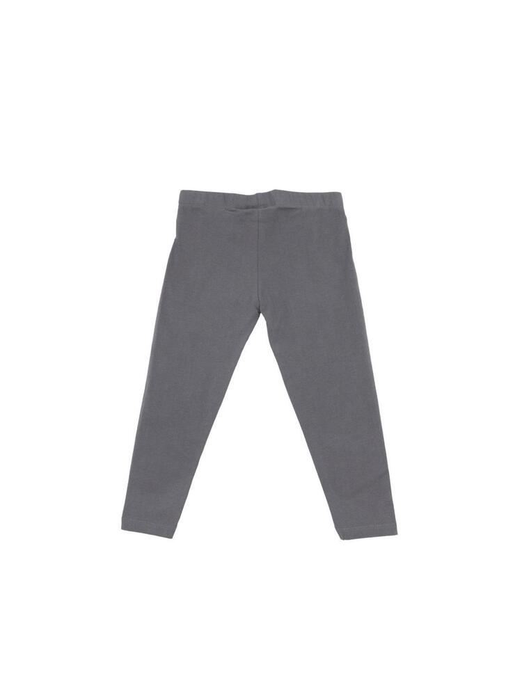 Legginsy dziewczęce basic z małym logo