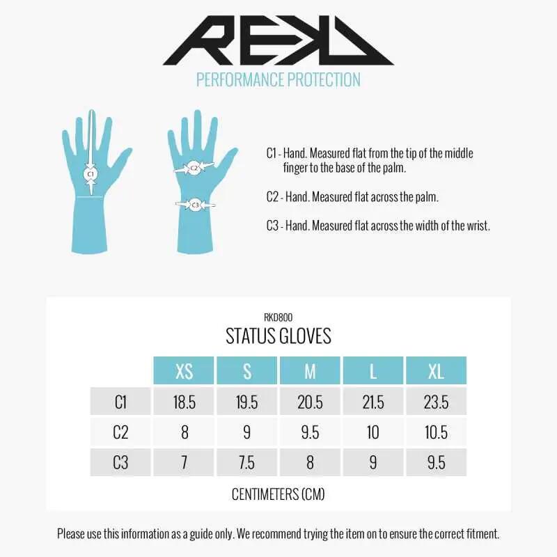 Gloves Rekd Status Blue 2023 4/5