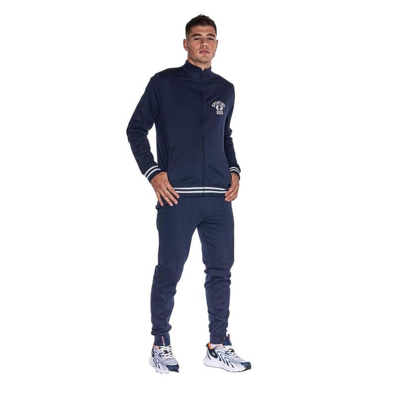 Tuta da uomo collo in piedi full zip College