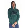 Herensweatshirt met capuchon en grote zak met College-logo