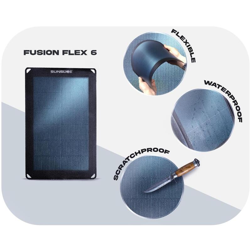 Fusion Flex 6 | Panel solar portátil, ultraligero e irrompible