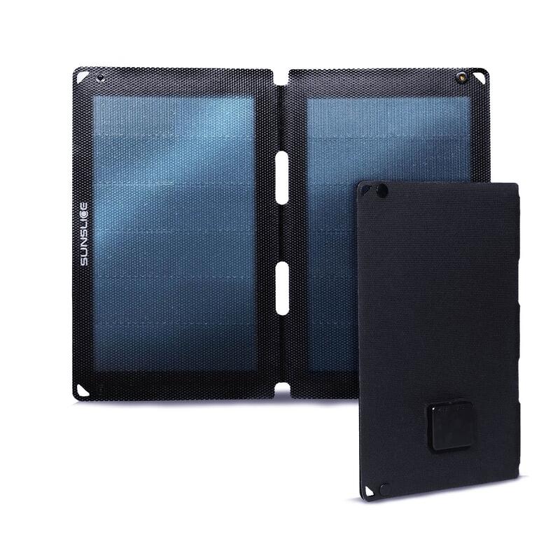 Painel solar portátil - ultra-leve e resistente Fusion 12 preto