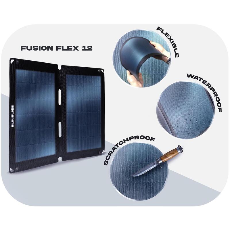 Fusion Flex 12 | Panneau solaire portable, ultra léger et incassable