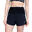 Women 2in1 Multi-Pocket 3" Functional Gym Sports Running Shorts - BLACK