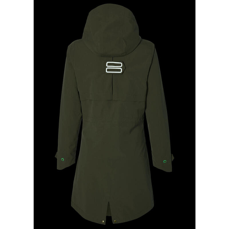 Mosse Rain Parka Mujer - Verde Oliva