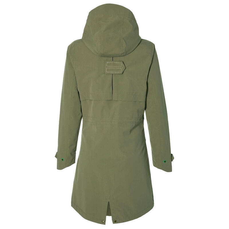 BASIL Parka de pluie pour vélo Mosse Signore verde oliva