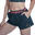 Women Waistband 2" Quick Dry Gym Sports Running Shorts - BLACK