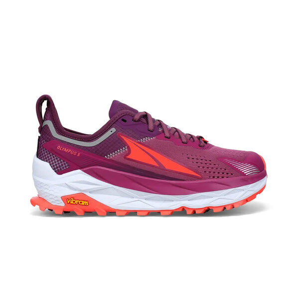 Altra Women's Olympus 5 Trail Running Shoes - Purple Orange