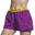 女裝2in1迷彩2吋速乾運動跑步短褲 - 紫色