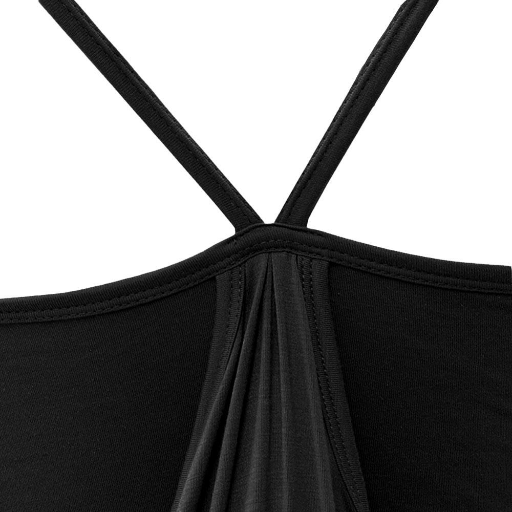 Haut yoga femme bio zen-lifestyle, ample, modulable, soutien intégré – noir 5/7