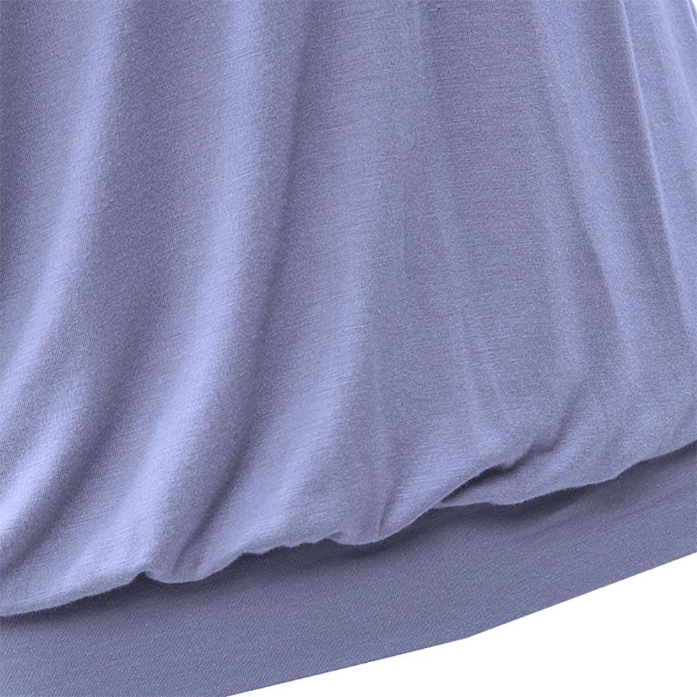 Haut yoga femme bio zen-lifestyle, ample, longueur libre, soutien intégré 7/7