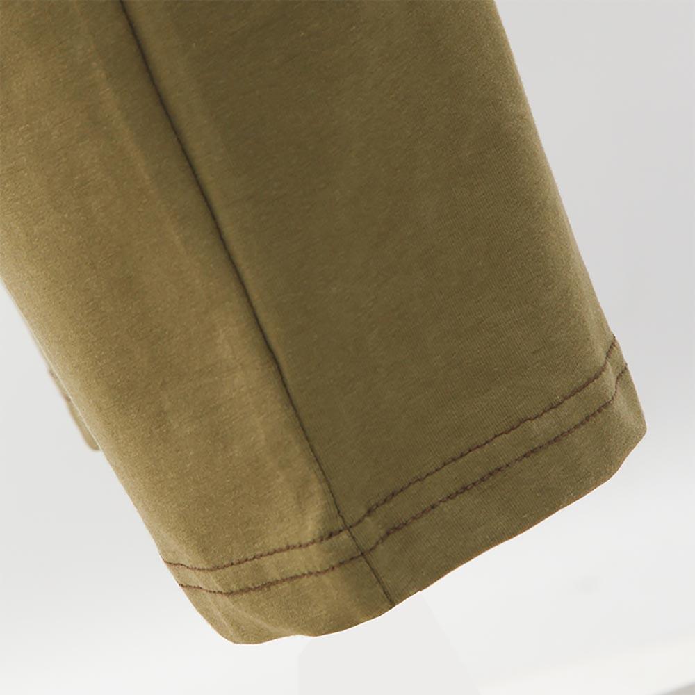 Pantalon de yoga homme coton Bio certifié GOTS avec poches vert olive 2/5
