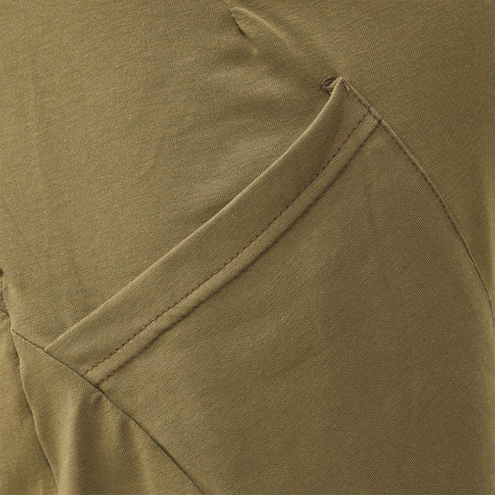 Pantalon de yoga homme coton Bio certifié GOTS avec poches vert olive 5/5
