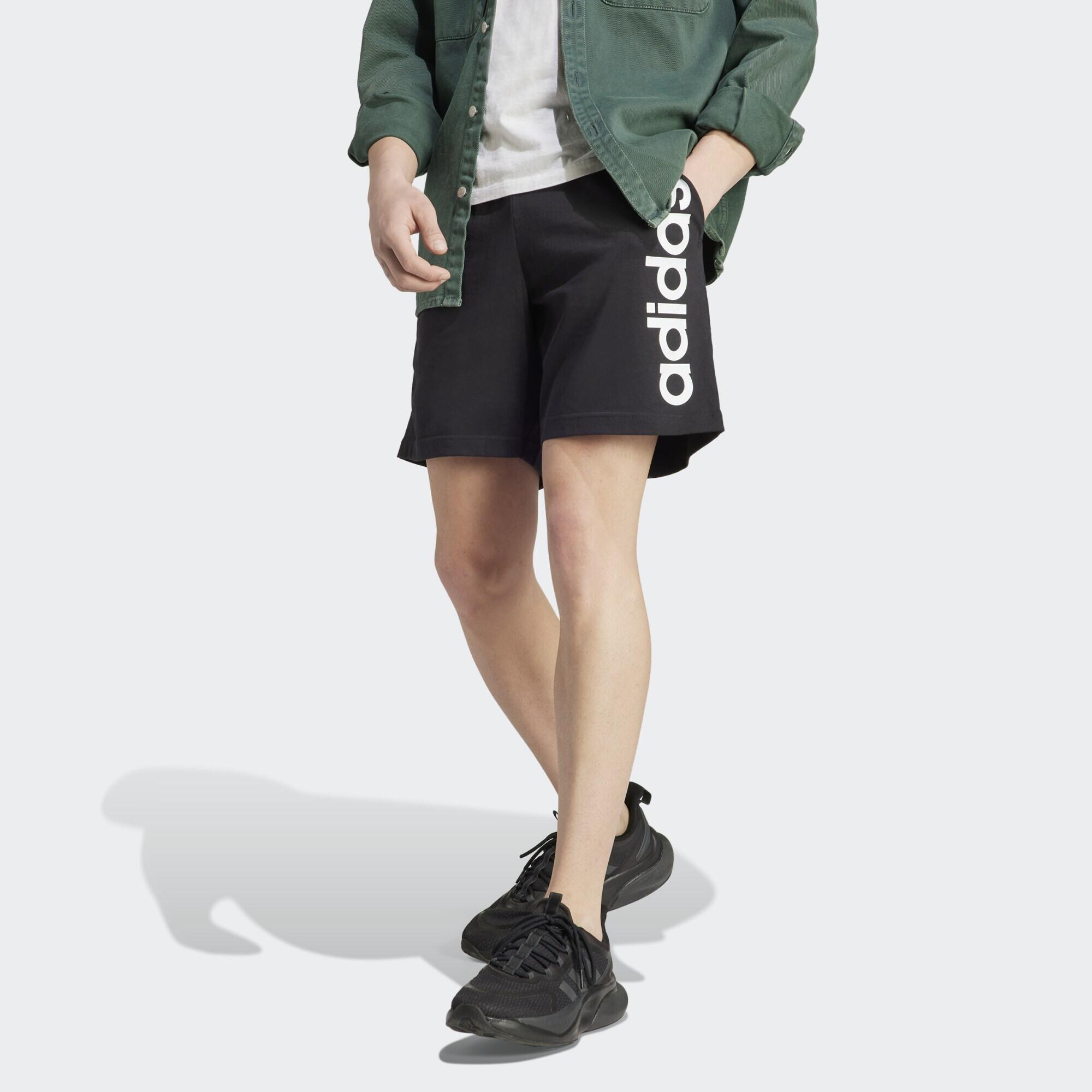 AEROREADY Essentials vertical logo jersey shorts