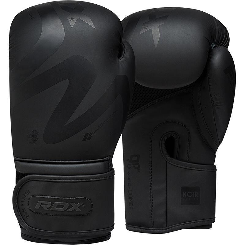 RDX F15 Noir Leather X Boxing Gloves