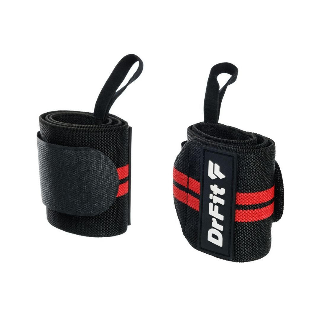 Opaski na Nadgarstki Owijane Usztywniające do Treningu Para DrFit 3/6