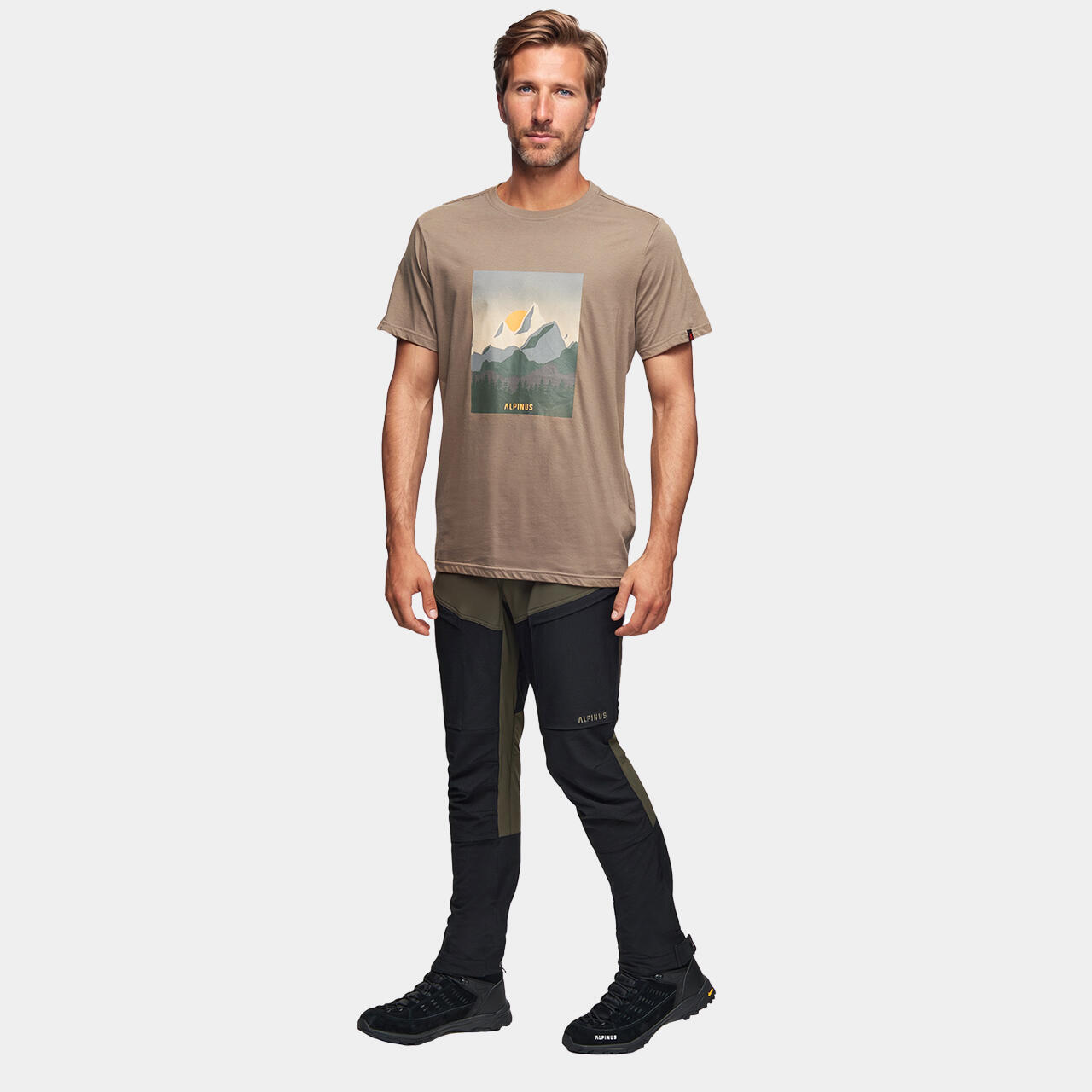 Wandelshirts voor heren Alpinus Numbur 3/6