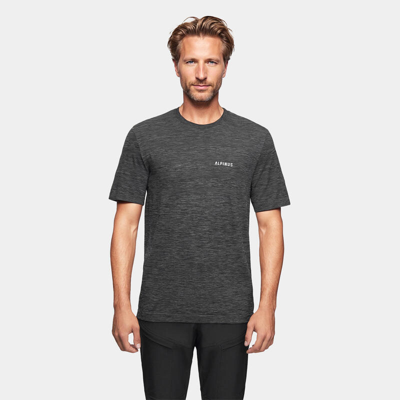 T-shirt de randonnée manches courtes en synthétique Alpinus Braies - Homme