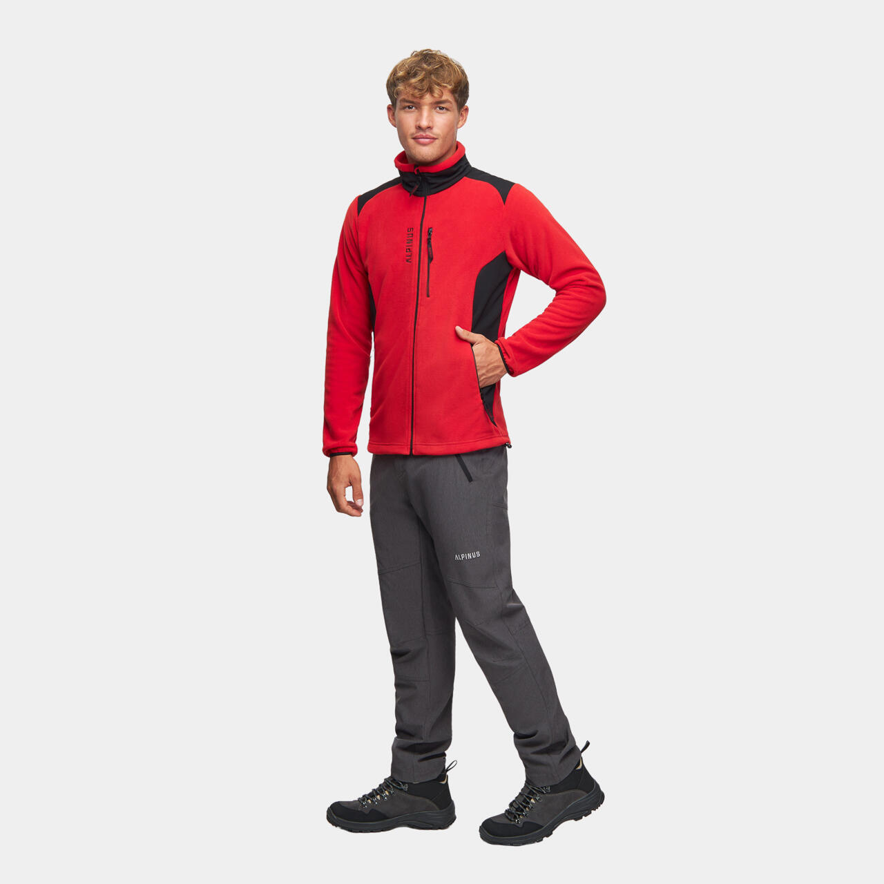 Fleecejacke Trekking Herren Alpinus Caen II 100 3/5