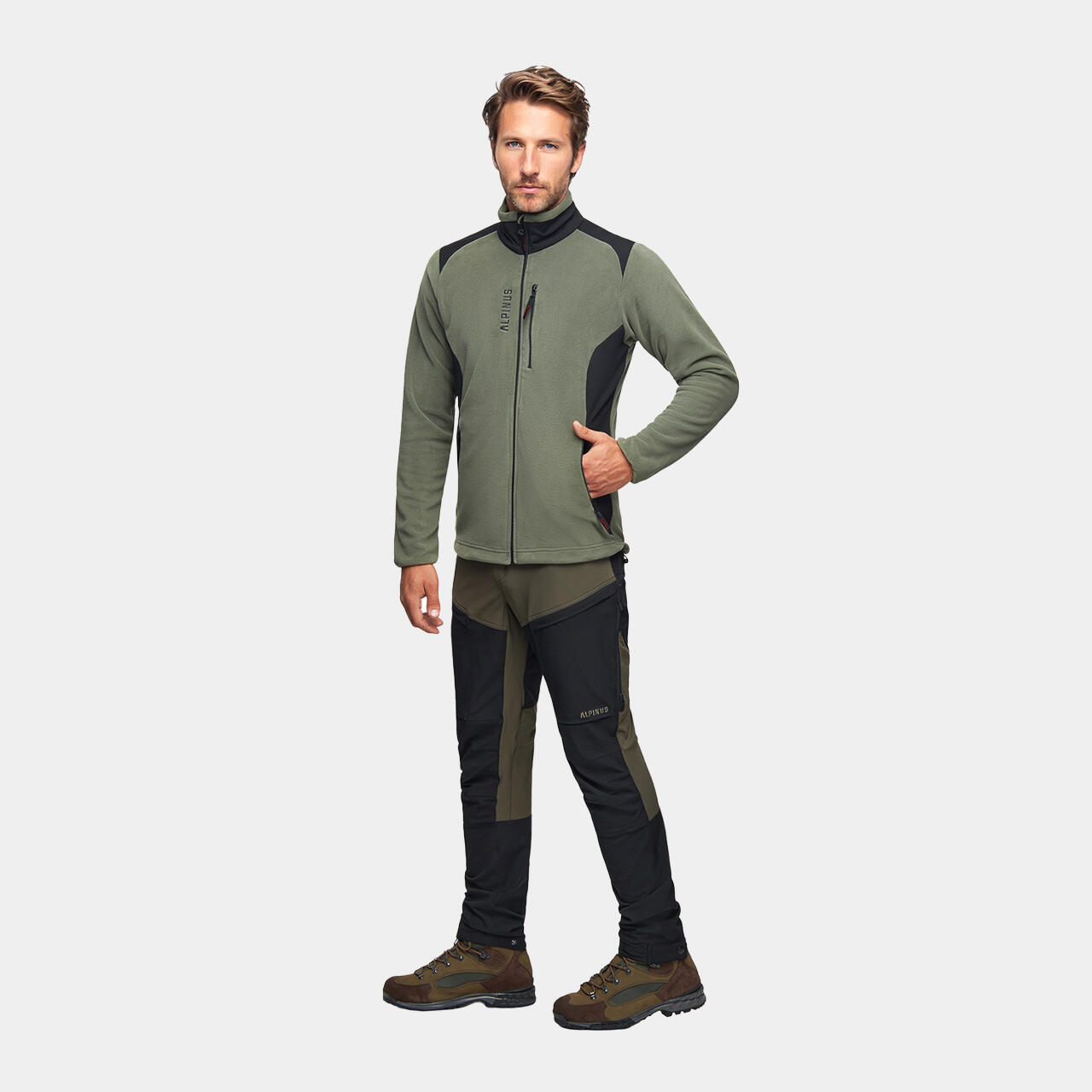 Veste polaire de randonnée Alpinus Caen II - Homme 3/5