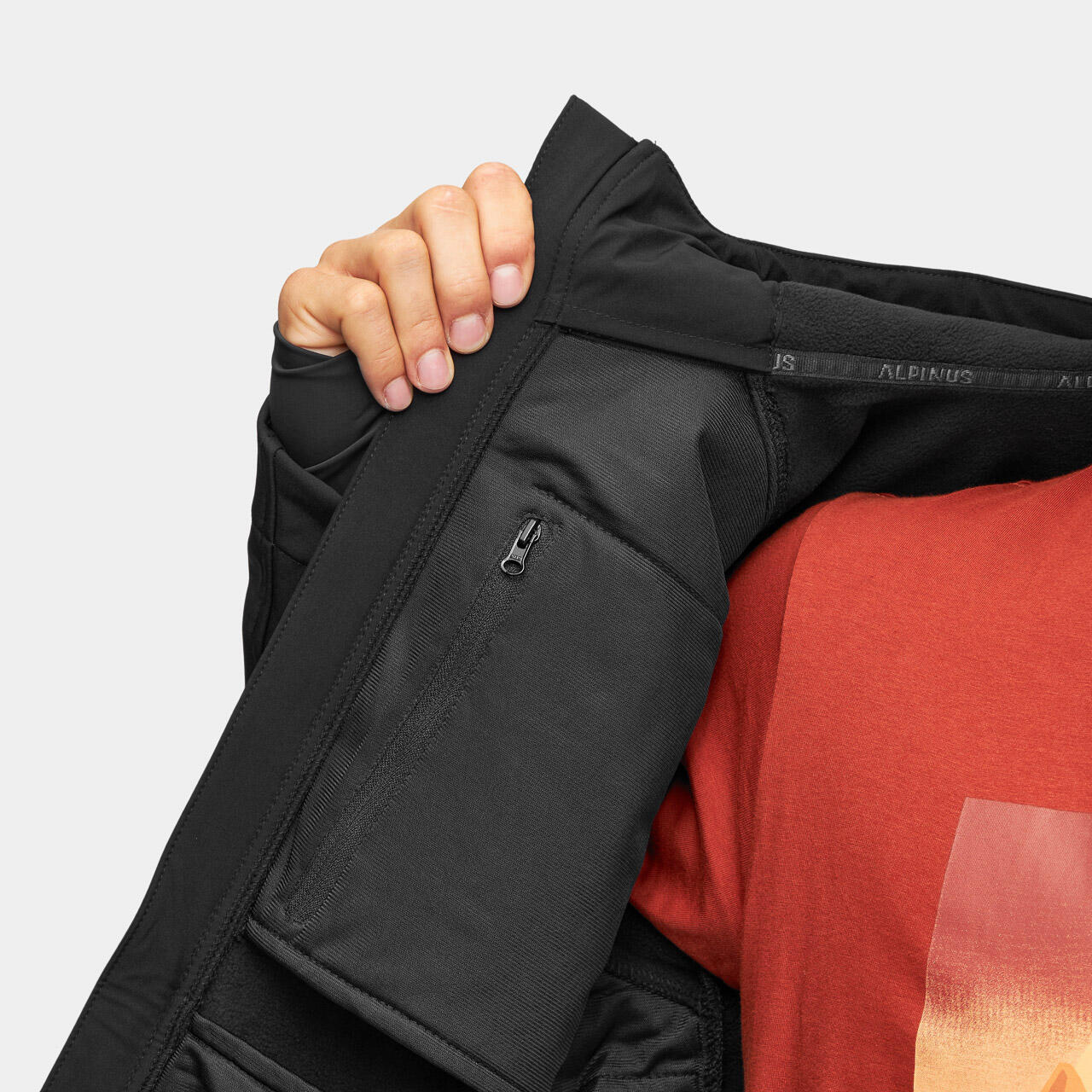 Kurtka męska softshell Alpinus ASO czarna Tactical FF18965 4/7