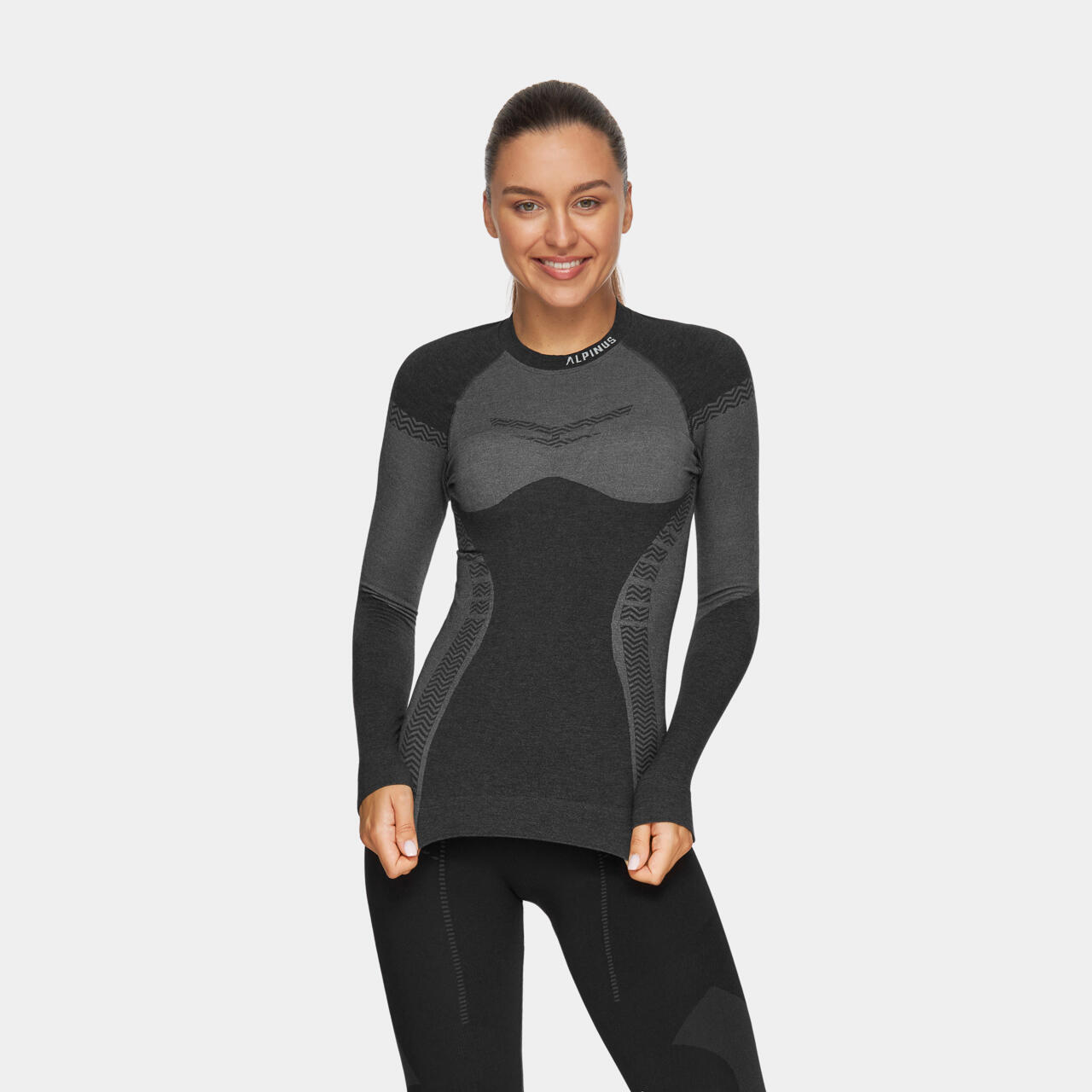 Bluza termoaktywna trekkingowa damska Alpinus Pro Miyabi Edition 5/6