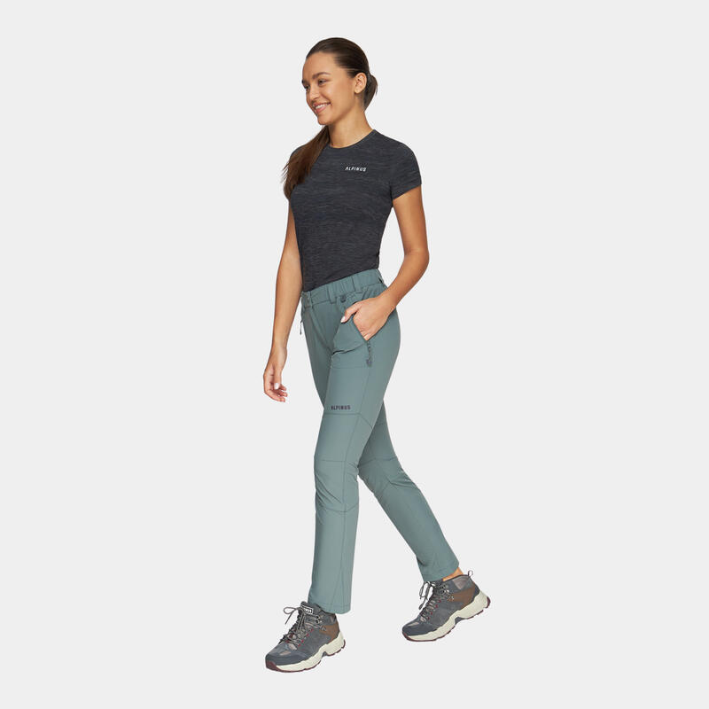 Pantalon résistant de trek montagne Alpinus Marmore - Femme