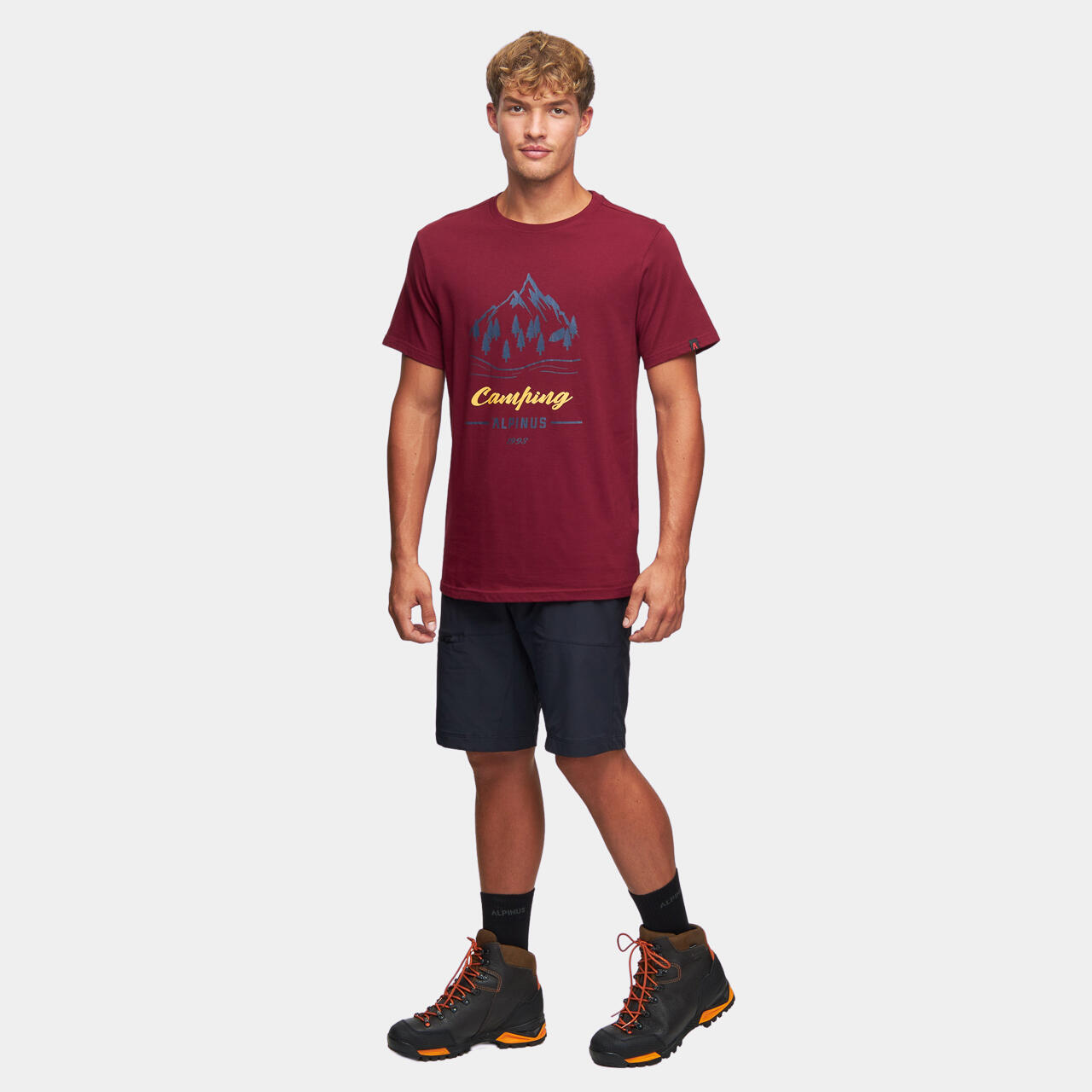 T-Shirt Bergwandern Herren Alpinus Polaris II 3/6