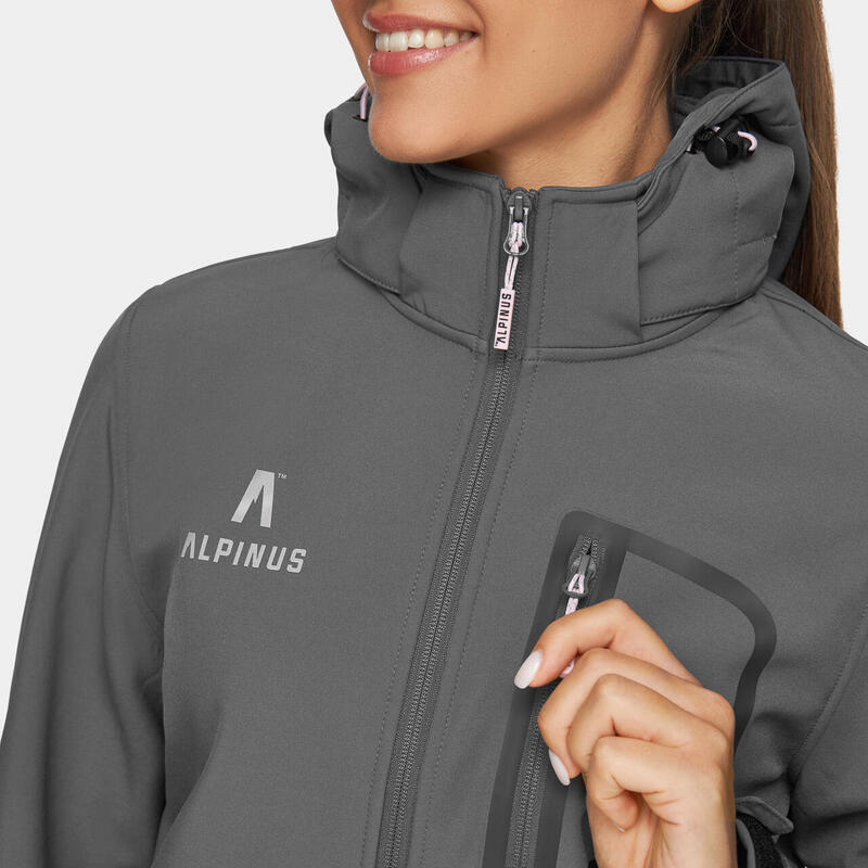 Softshell Jacket pour la randonnée Alpinus Bergamo - Femme