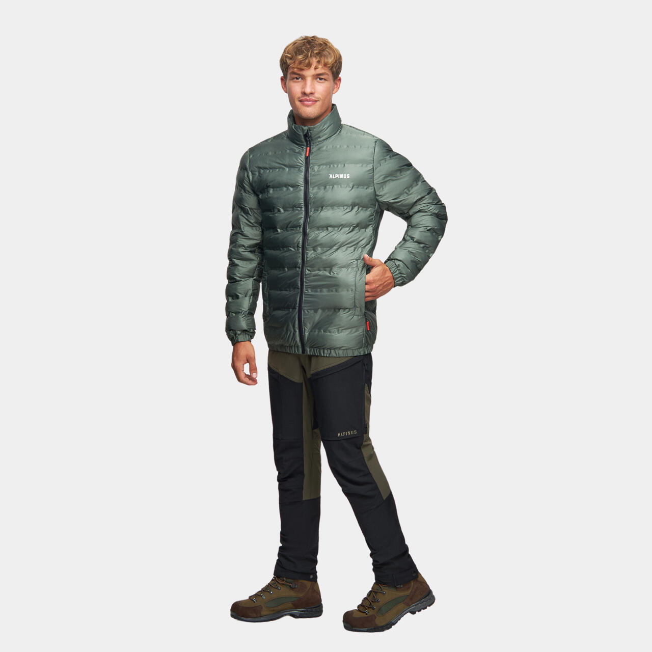 Veste de trekking Alpinus Nordend - Homme - Verte 3/5