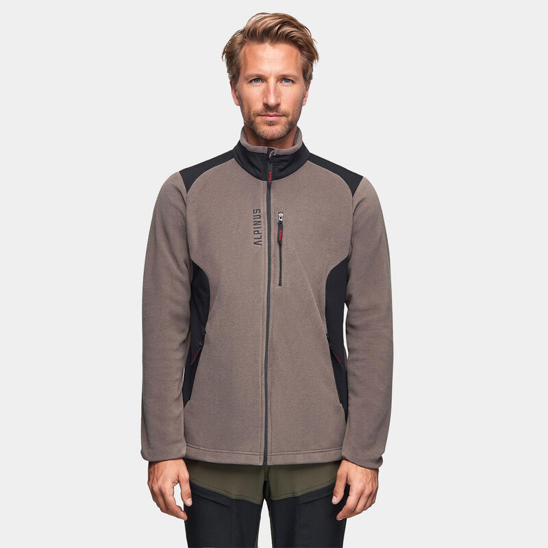 Fleecejacke Bergwandern Herren Alpinus Caen II