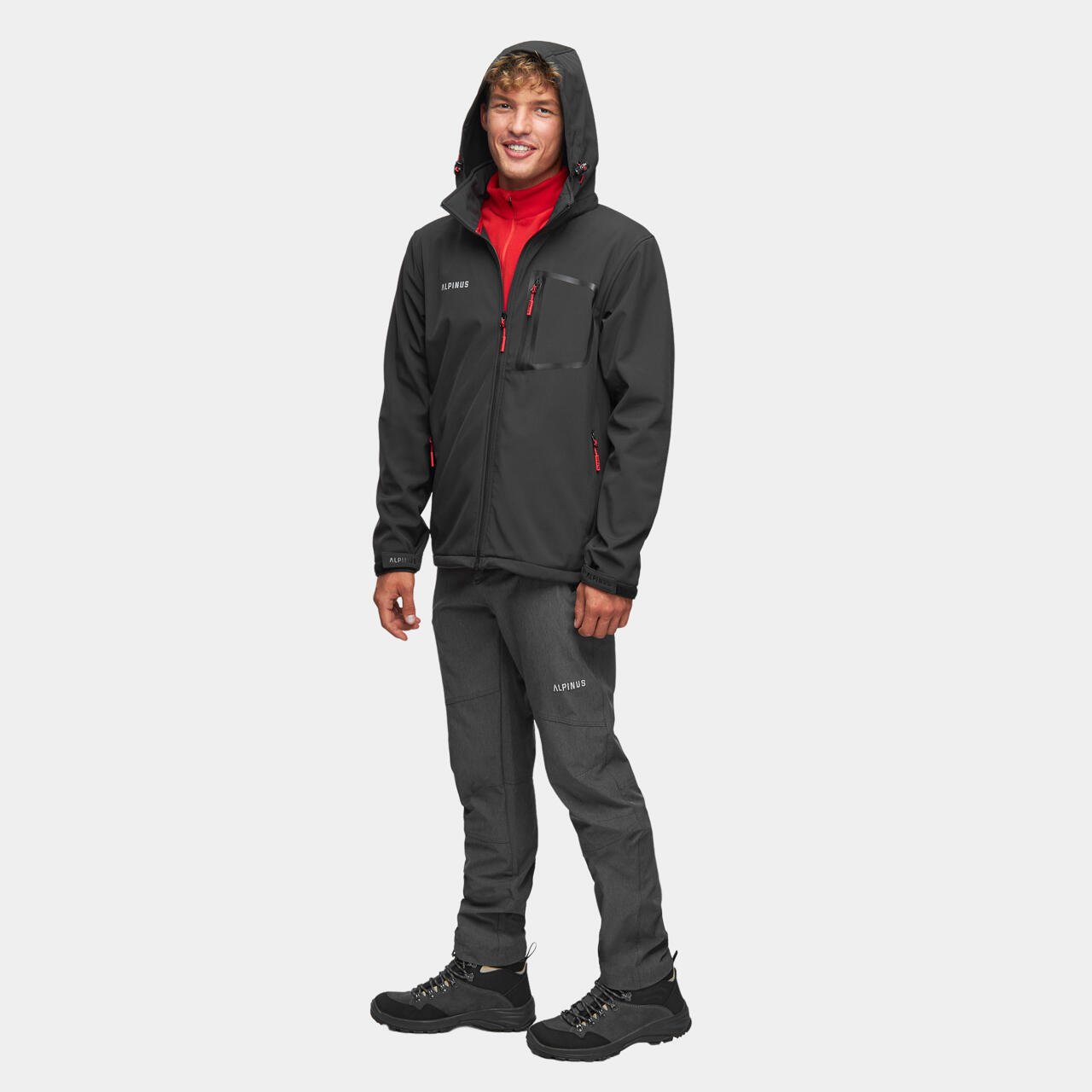 Veste softshell de randonnée Alpinus Stenshuvud - Homme 3/7