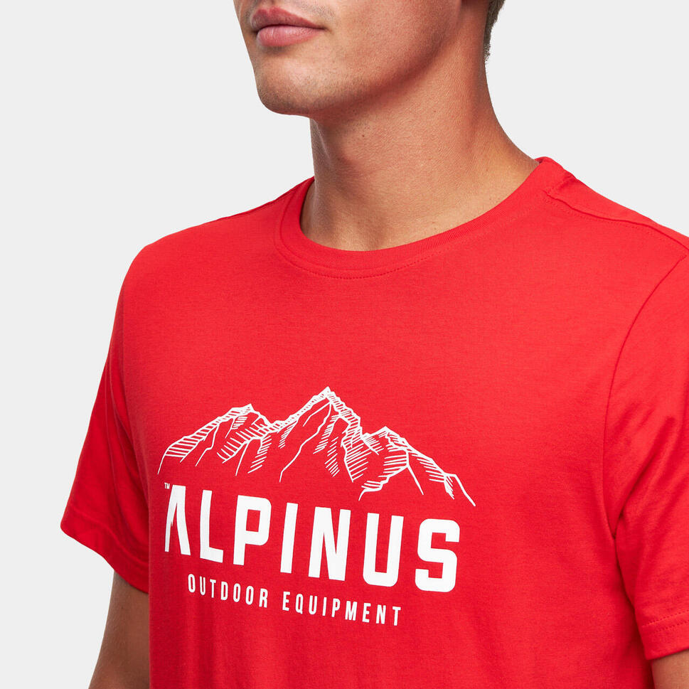 Koszulka turystyczna męska z krótkim rękawem Alpinus Mountains