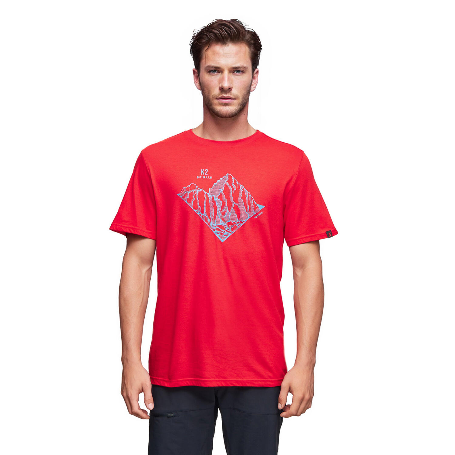 Alpinus - T-shirt De Randonnée Alpinus Skilbrum - Homme - Chemise Manches Courtes - Rouge - 38 S - Decathlon
