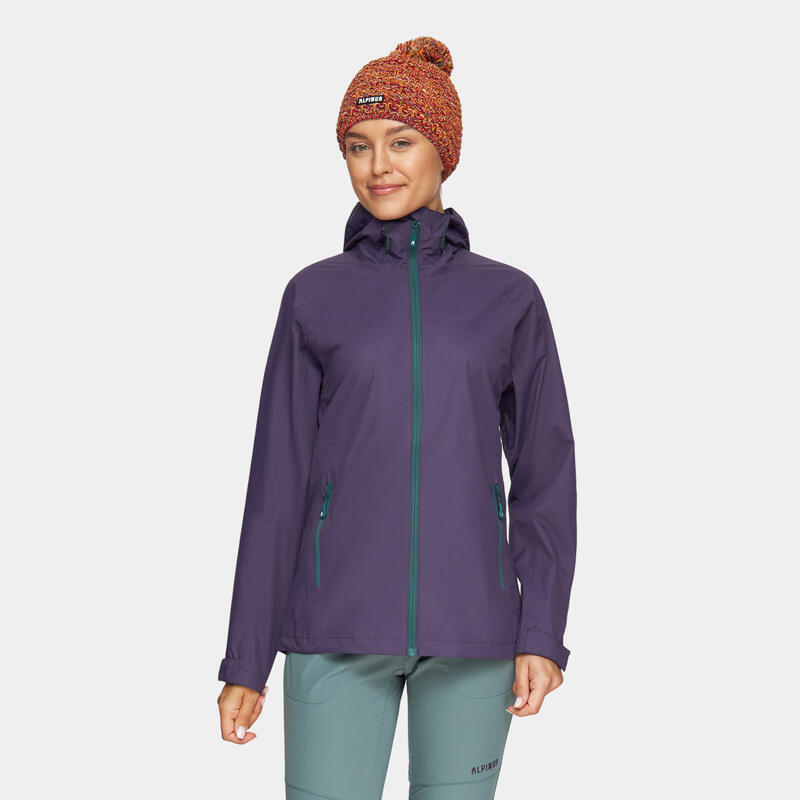 Wanderjacke Damen wasserdicht 2,5-Lagen-Jacke Alpinus Rocchetta