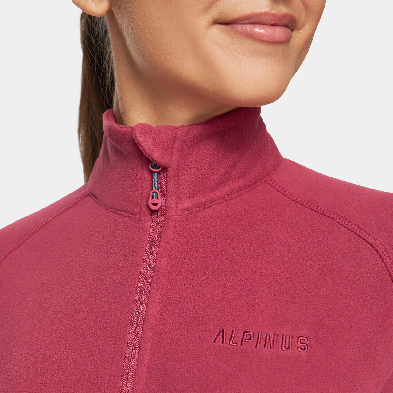 Veste polaire de randonnée Alpinus Lucania - Femme 1/3 zip 2/5