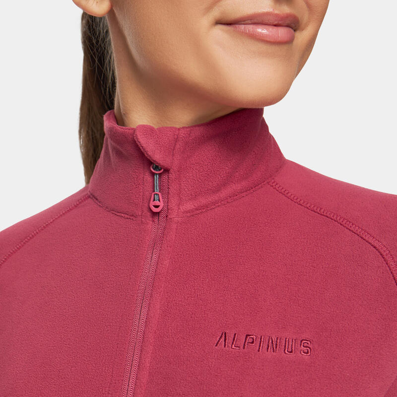 Fleecejacke Bergwandern Damen Alpinus Lucania