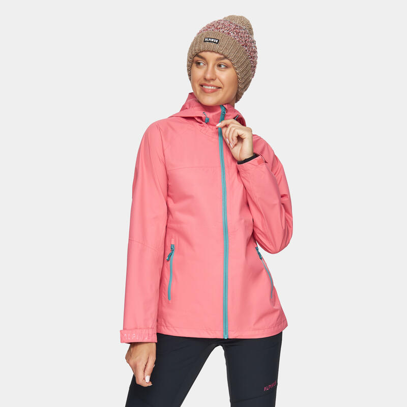 Wanderjacke Damen wasserdicht 2,5-Lagen-Jacke Alpinus Rocchetta