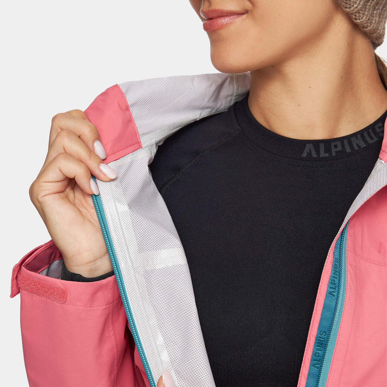Regenjas voor wandelen dames Alpinus Rocchetta 5/7